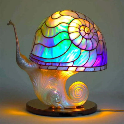 Table Lamp Mosaic Mushroom Decorative Indoor Lighting