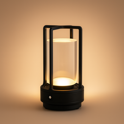 Tischlampe LED Modern Metall Design Kabellos Kristallambiente