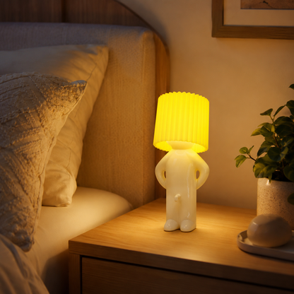 Lámpara de mesa LED moderna espiral para dormitorio, regalo