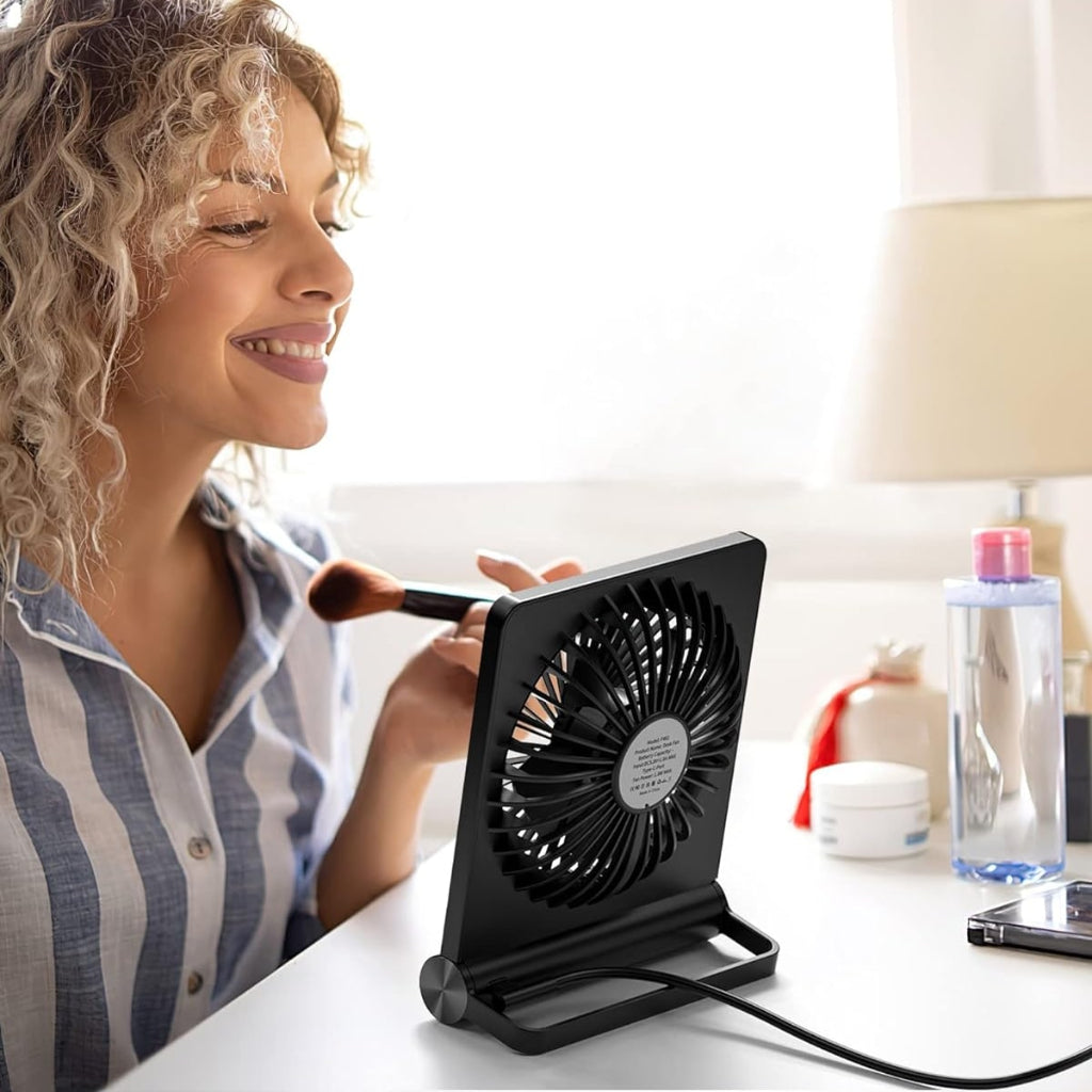 Ventilador de mesa USB silencioso portátil para escritorio