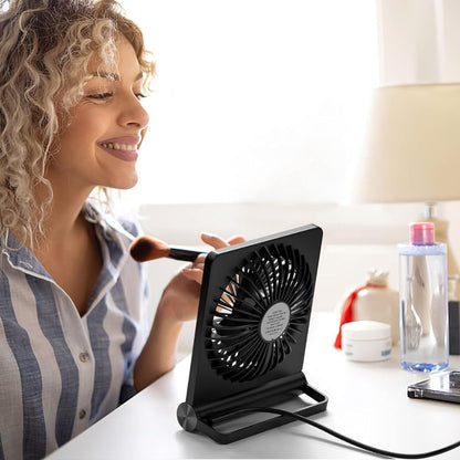 Ventilador de mesa USB silencioso portátil para escritorio