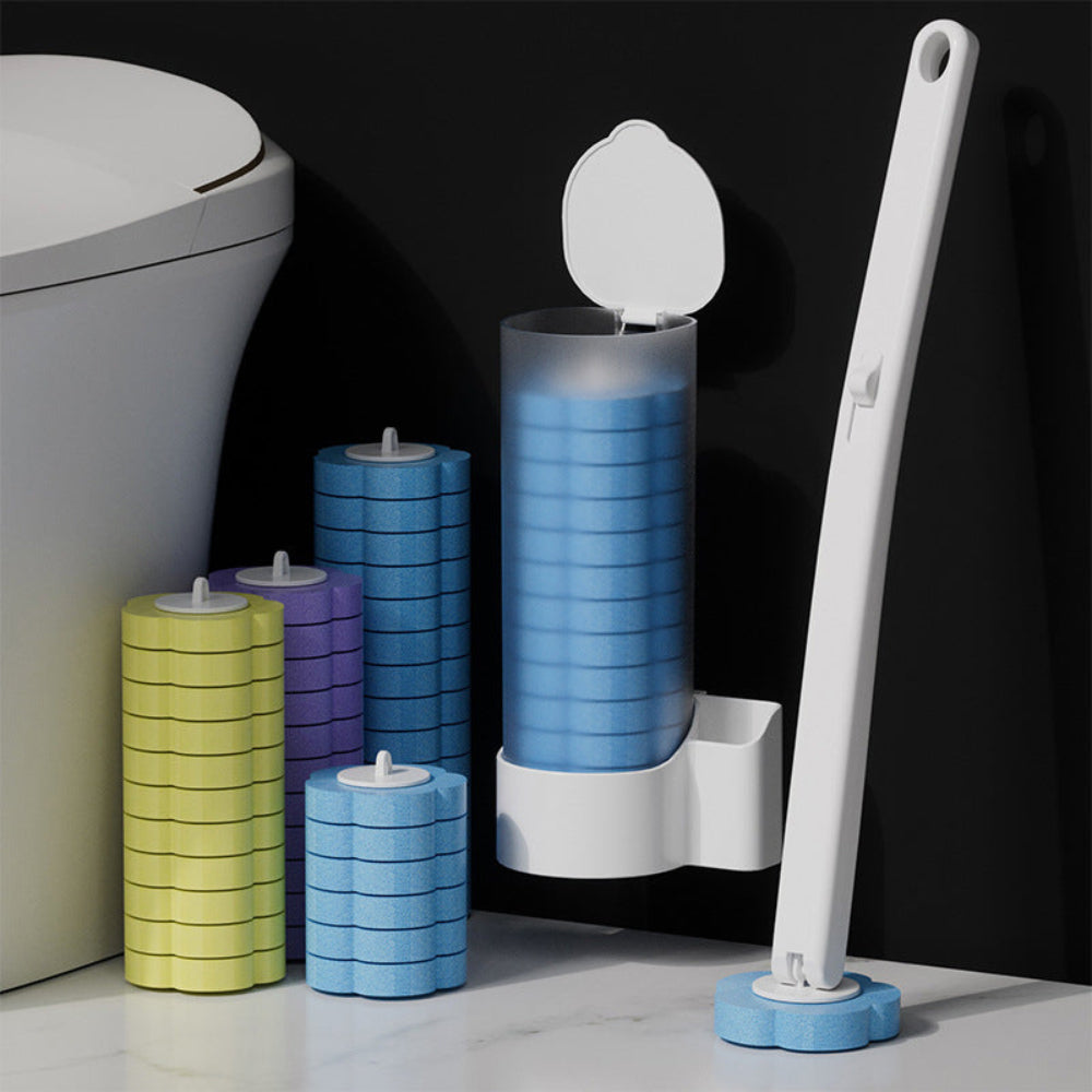 Disposable Toilet Brush Cleaning System Hygienic Practical