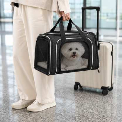 Tragbare Haustiertrage Für Reisen Atmungsaktive Gurt