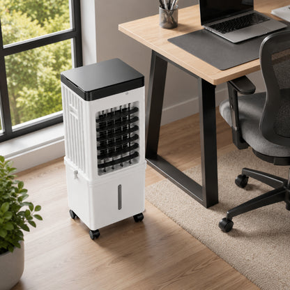 Portable Air Conditioner White Plastic 3 In 1 Cooling Unit