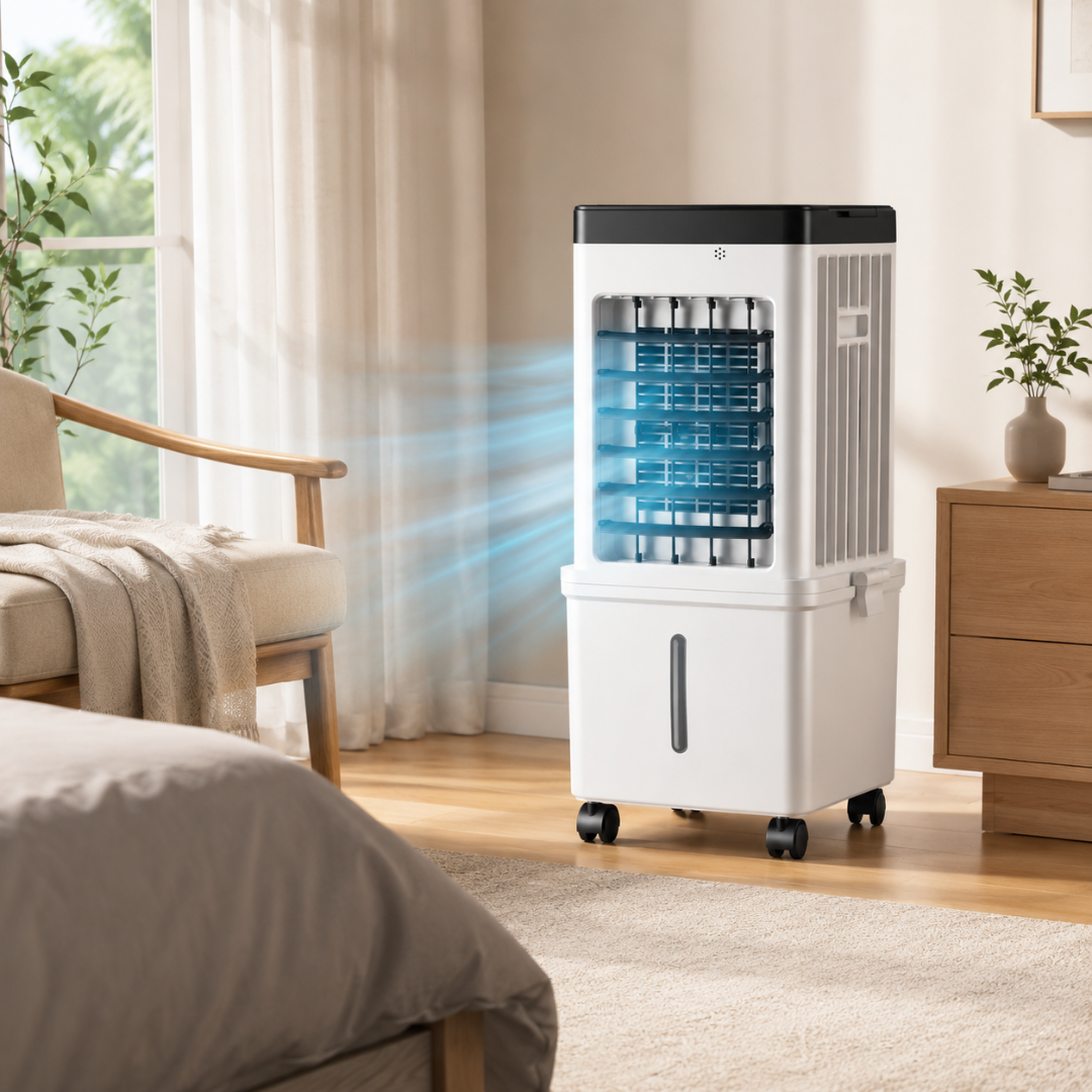 Portable Air Conditioner White Plastic 3 In 1 Cooling Unit