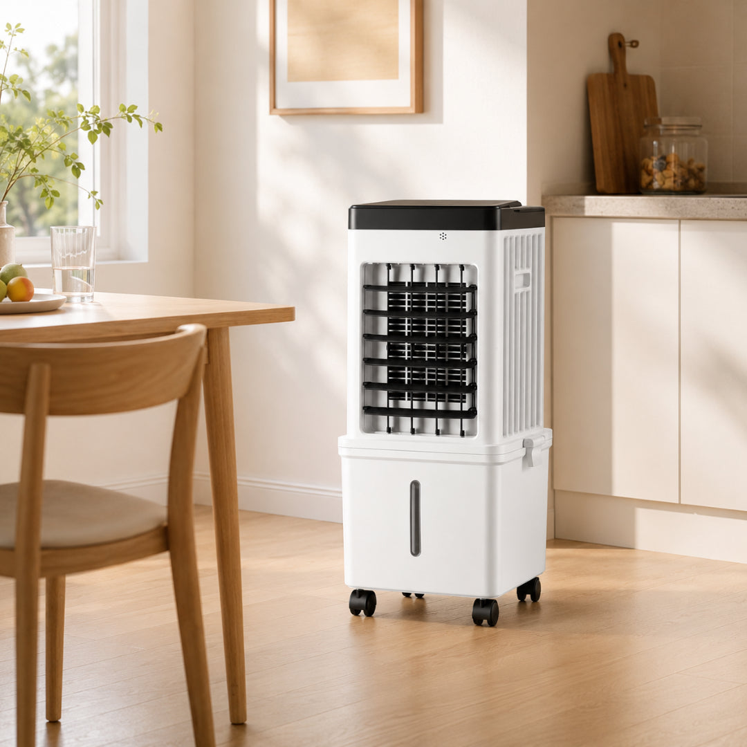 Portable Air Conditioner White Plastic 3 In 1 Cooling Unit