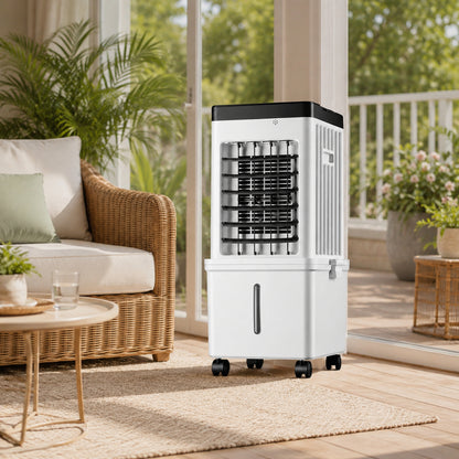 Portable Air Conditioner White Plastic 3 In 1 Cooling Unit