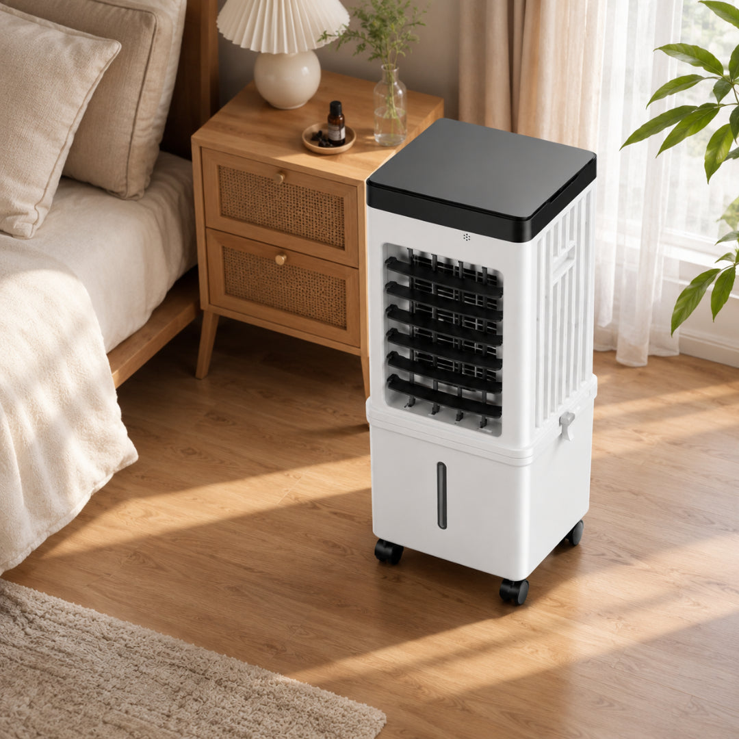 Portable Air Conditioner White Plastic 3 In 1 Cooling Unit