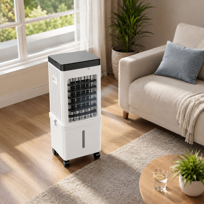 Portable Air Conditioner White Plastic 3 In 1 Cooling Unit