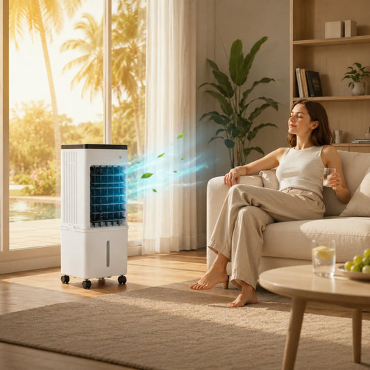 Portable Air Conditioner White Room Cooling Unit Remote Control