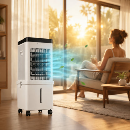 Portable Air Conditioner White Room Cooling Unit Remote Control