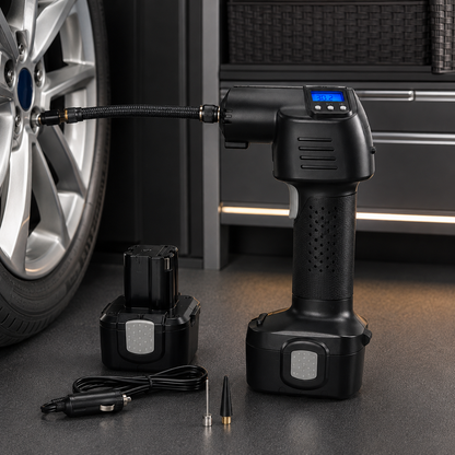 Tragbare Reifenpumpe Für Autos Akkubetriebener Luftkompressor