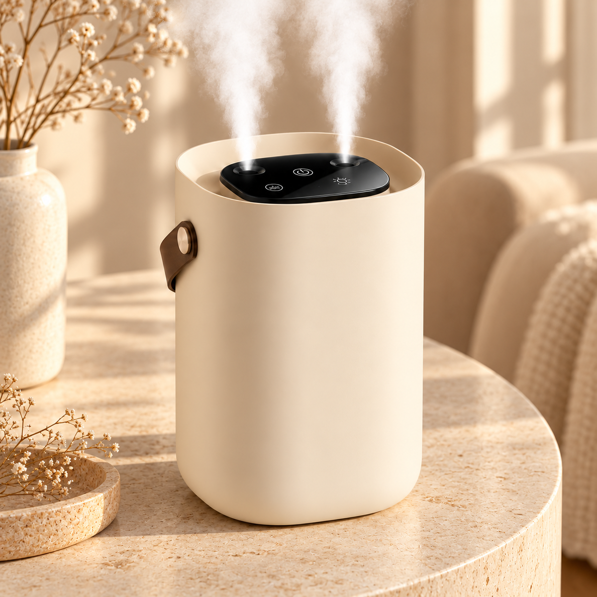 Tragbarer Baby Humidifier Mit Nachtlicht Leiser Betrieb