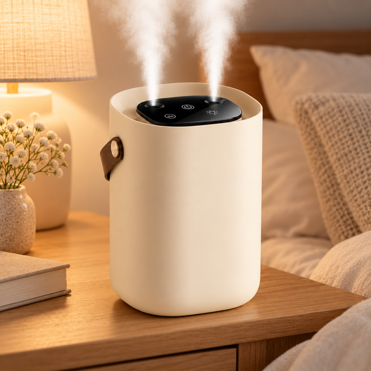 Tragbarer Baby Humidifier Mit Nachtlicht Leiser Betrieb