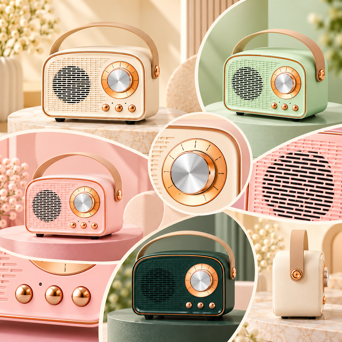 Tragbarer Bluetooth Lautsprecher Für Musikliebhaber Kompakt
