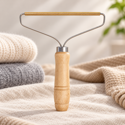 Tragbarer Fusselentferner Für Kleidung Holzgriff