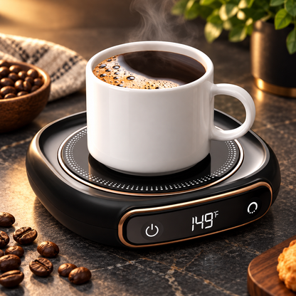 Tragbarer Kaffeetassenwärmer Mit Timer USB Zuhause