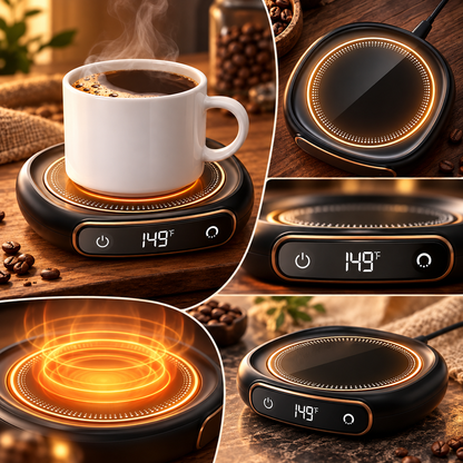 Tragbarer Kaffeetassenwärmer Mit Timer USB Zuhause