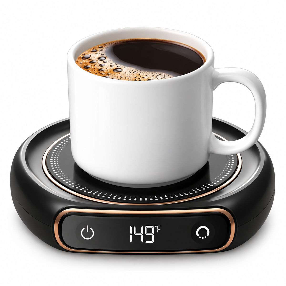 Tragbarer Kaffeetassenwärmer Mit Timer USB Zuhause