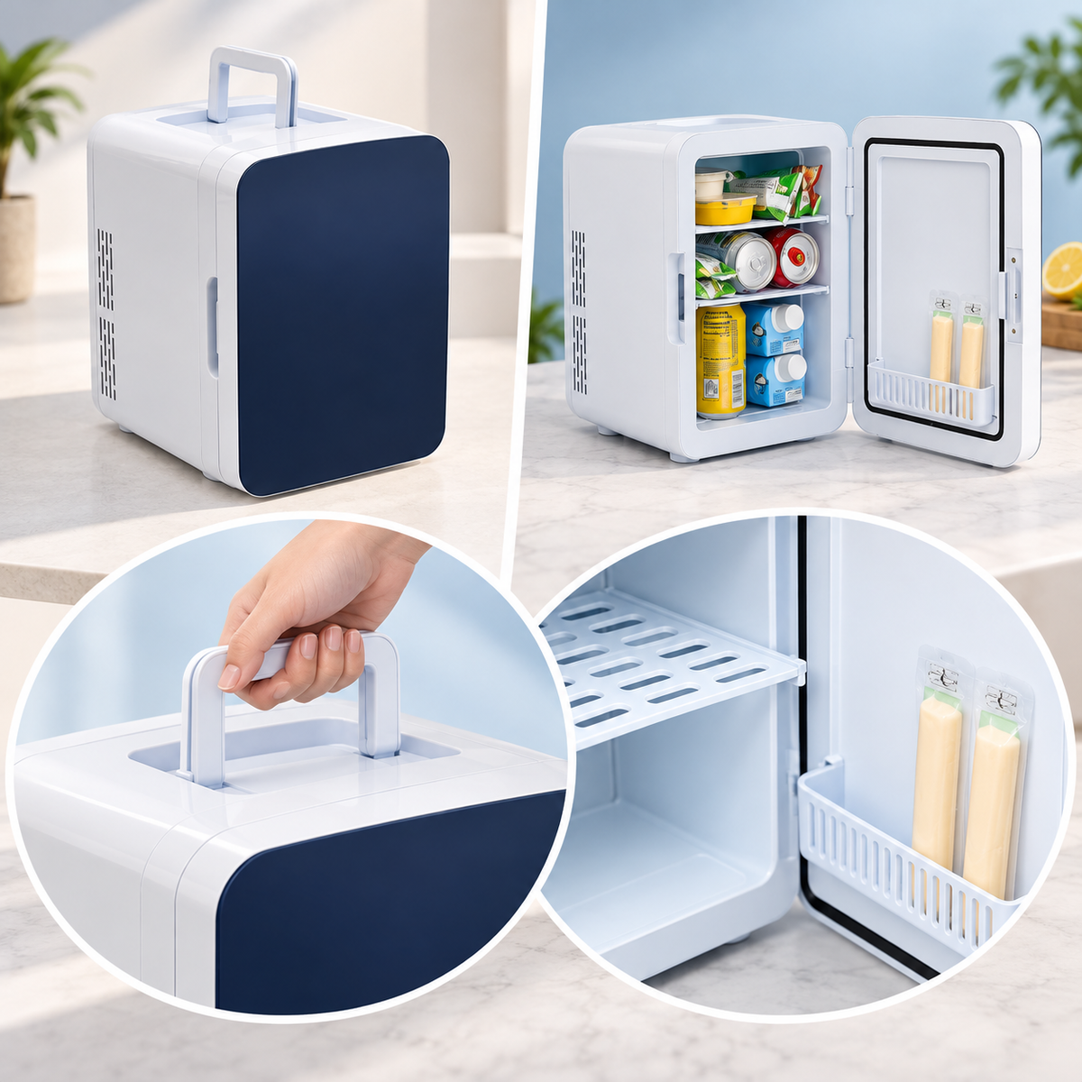 Tragbarer Kühlschrank Mit Heizfunktion Auto Mini Unterwegs
