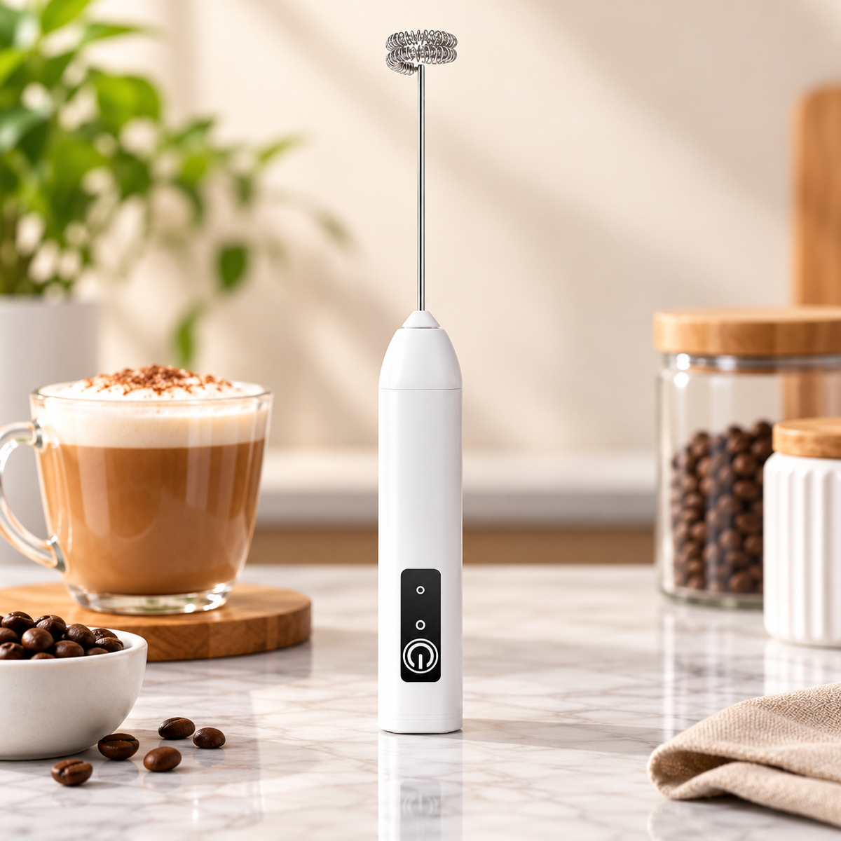 Tragbarer Milchaufschäumer Für Kaffee Elektrischer USB