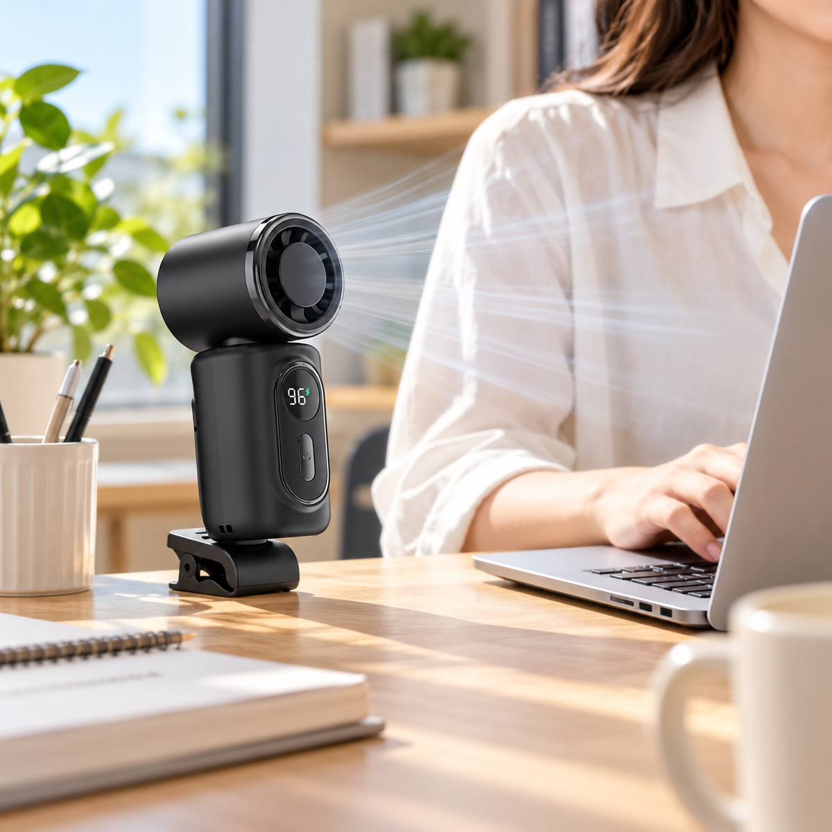 Tragbarer Ventilator Für Büro USB Reisen Kompakt