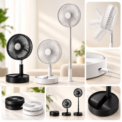 Tragbarer Ventilator Für Unterwegs Akkubetriebener Fan