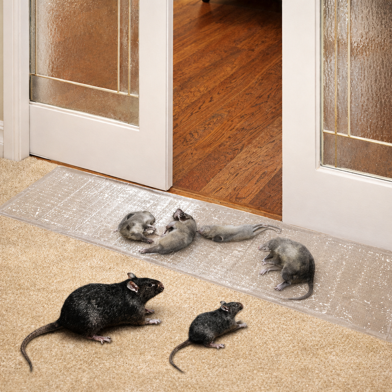Piège à rats grand piège adhésif non toxique souris insectes ménage