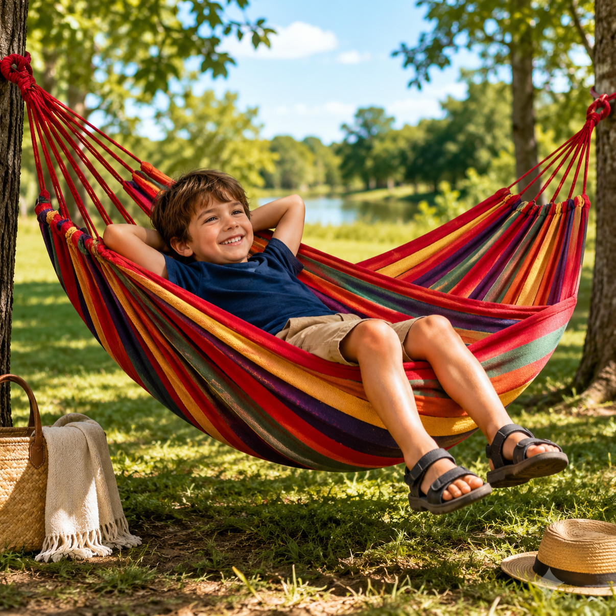 Hamac de camping Hamac portable Chaise longue de plein air de loisirs