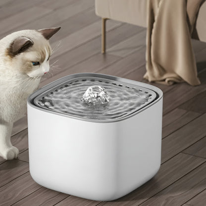 Fuente para gatos, bebedero automático con filtro