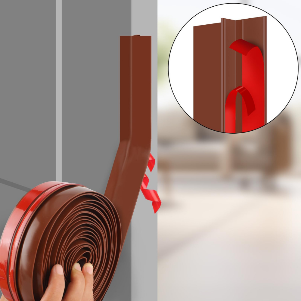 Door Seal Self Adhesive Silicone Draught Excluder Strip