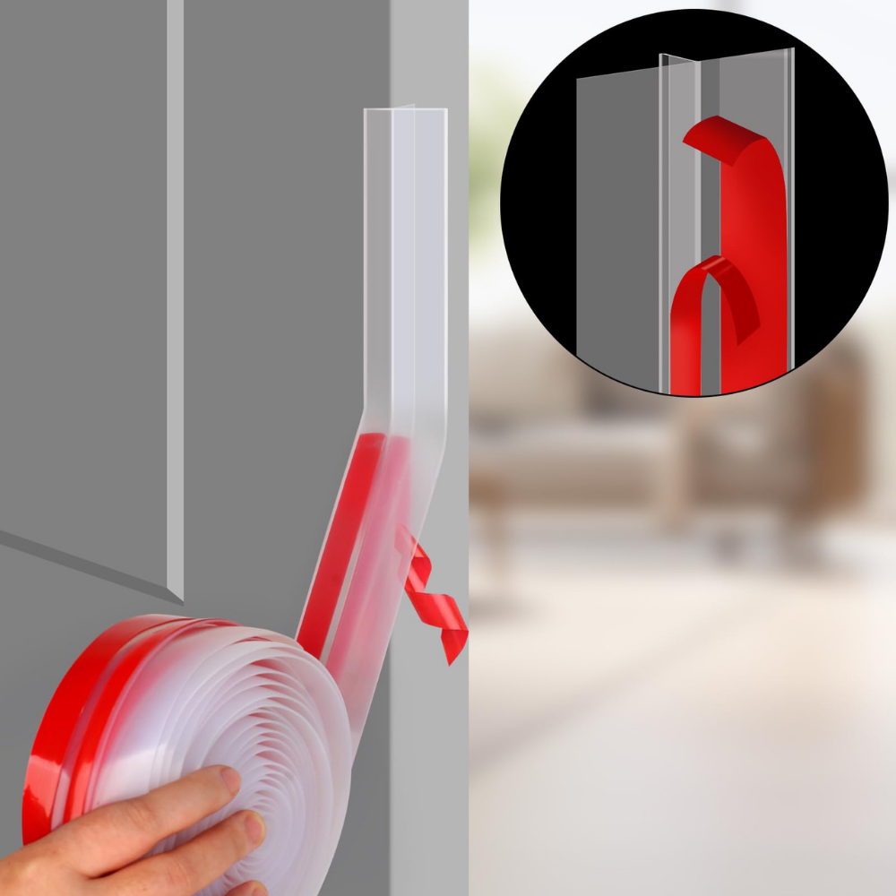 Door Seal Self Adhesive Silicone Draught Excluder Strip