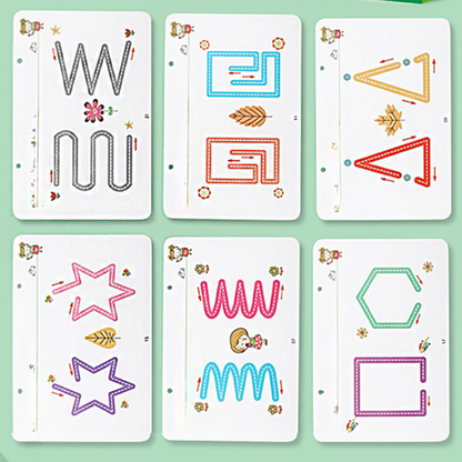 Lernheft Kinder Schreiben Zahlen Buchstaben Üben