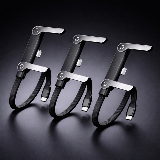 USB C Charging Cable Foldable Phone Stand Fast Charging Data Cable