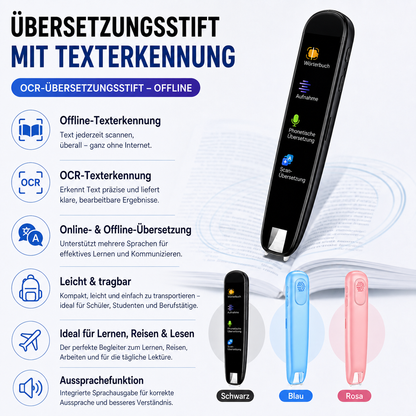 Übersetzungsstift Mit Texterkennung Für Reisen Schule Und Lernen