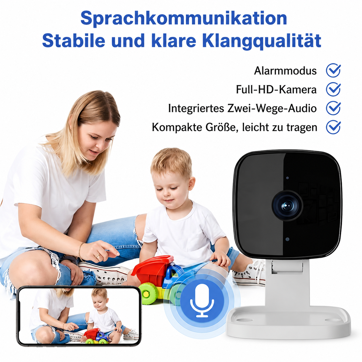 Surveillance Camera Baby Monitor Wi-Fi Indoor Camera Video Surveillance