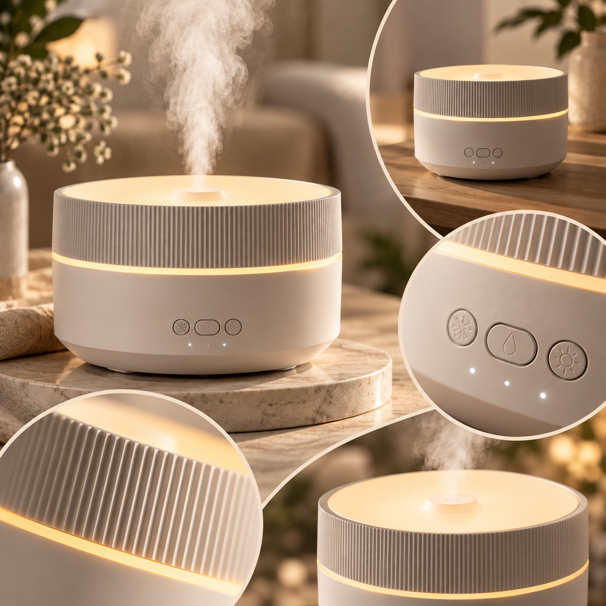 Ultraschall Luftbefeuchter Für Schlafzimmer Aroma Diffuser