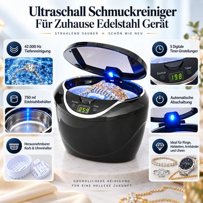Ultraschall Schmuckreiniger Für Zuhause Edelstahl Gerät