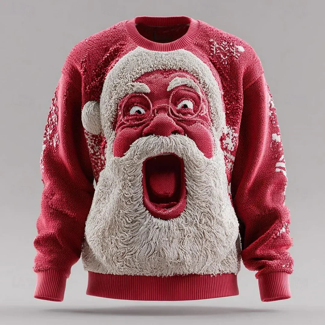Unisex 3D Weihnachts Pullover Festlicher Strickpullover
