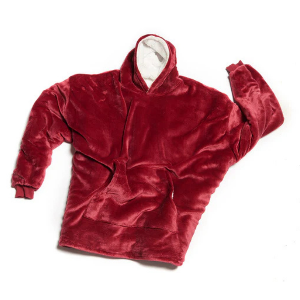 Unisex Fleece Kuschel Hoodie Decke Warm Weich Tragbar