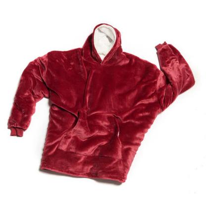 Unisex Fleece Kuschel Hoodie Decke Warm Weich Tragbar