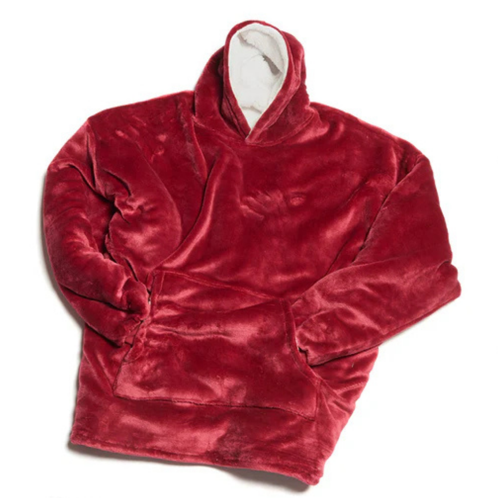 Unisex Fleece Kuschel Hoodie Decke Warm Weich Tragbar