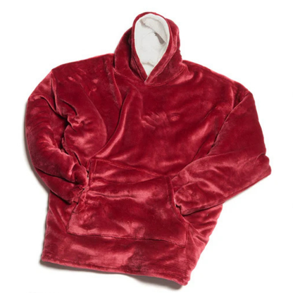 Unisex Fleece Kuschel Hoodie Decke Warm Weich Tragbar