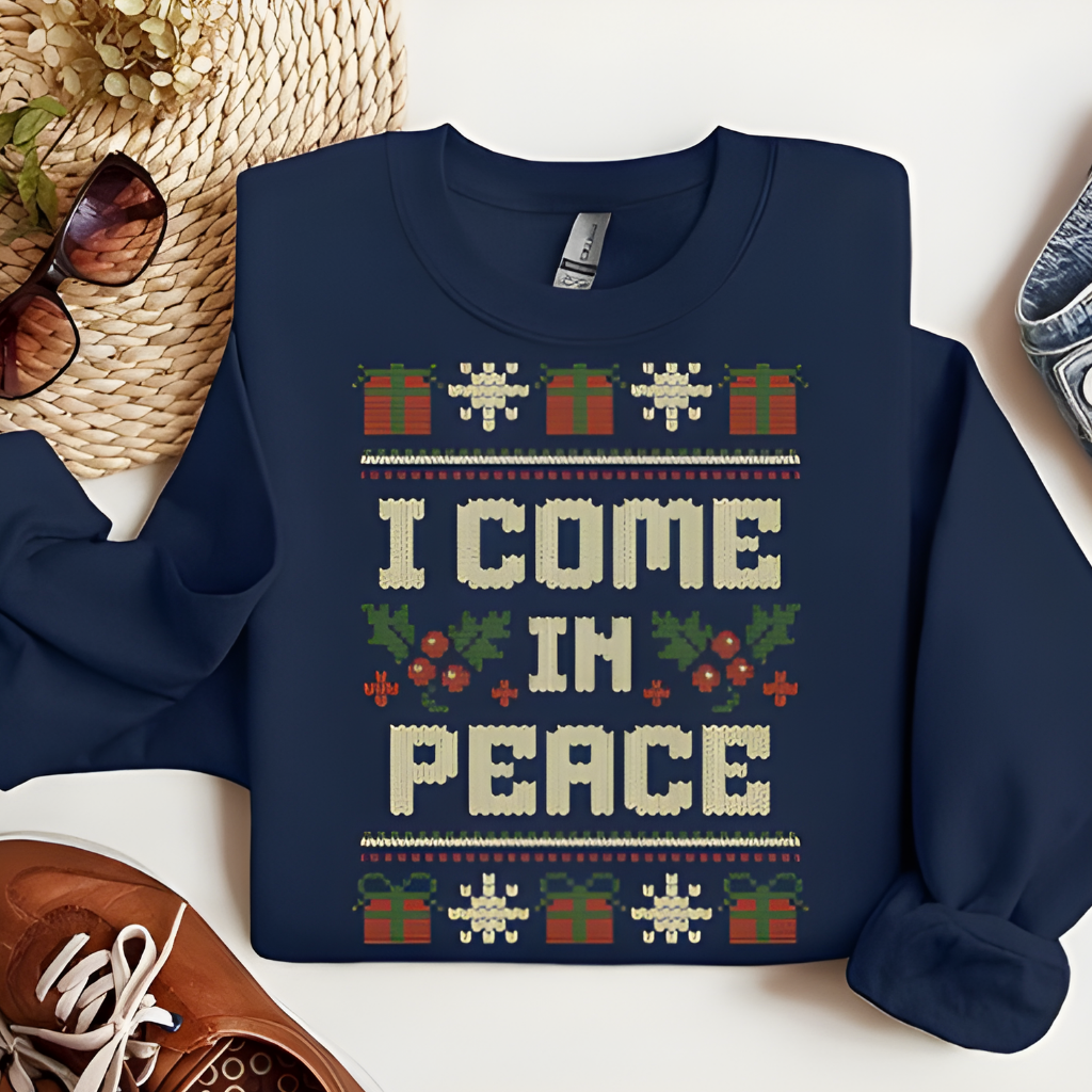 Unisex Weihnachts Sweatshirt Lustig Winter Pullover Festlich Gemütlich