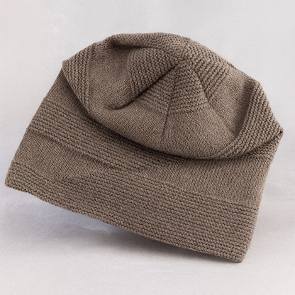 Unisex Winter Strick Mütze Beanie Warm Gefüttert