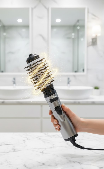 Brosse soufflante rotative céramique sèche-cheveux chaud