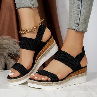 Womens Summer Wedge Strap Sandals