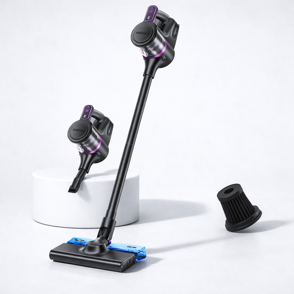 Vacuum Cleaner Cordless Floor Cleaner Battery-Powered Bagless Vacuum