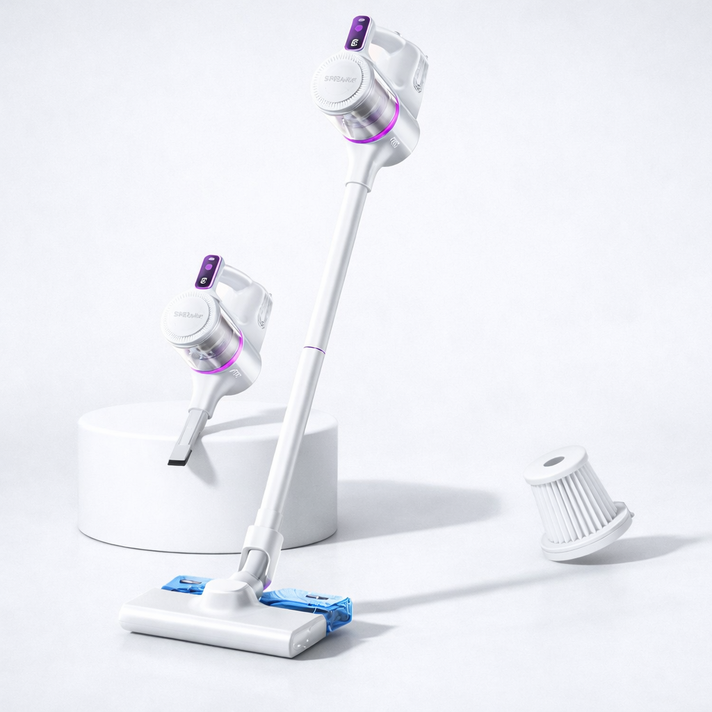 Vacuum Cleaner Cordless Floor Cleaner Battery-Powered Bagless Vacuum