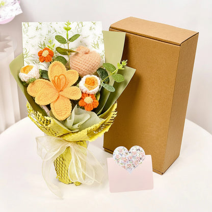 Bouquet de tulipes au crochet fait main Fête des Mères Décoration de Noël